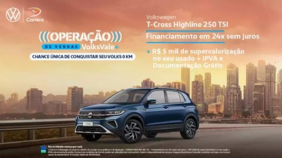 Volkswagen t-cross 24 VEZES SEM JUROS 