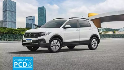 Volkswagen t-cross POR: R$ 100.600,00