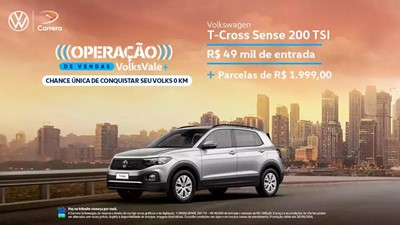 Volkswagen t-cross 49MIL DE ENTRADA