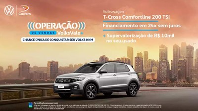 Volkswagen t-cross EM 24 VEZES SEM JUROS 